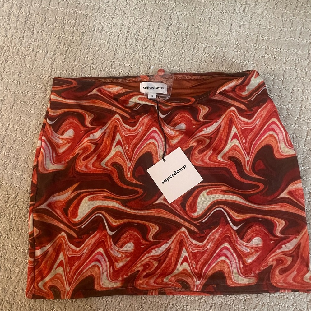 Revolve superdown skirt